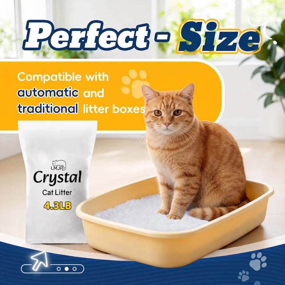 Low Tracking Crystal Cat Litter